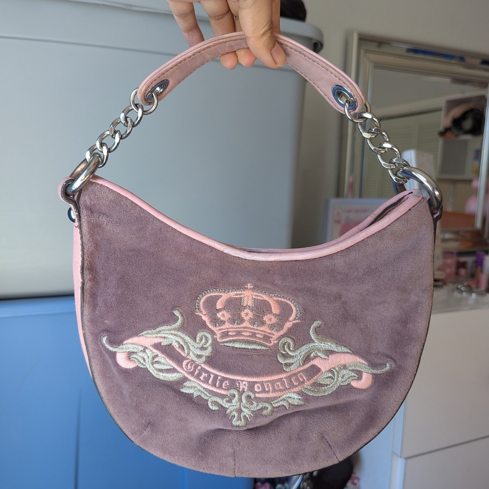 Girlie Royalty Pink and Purple Juicy couture Bag